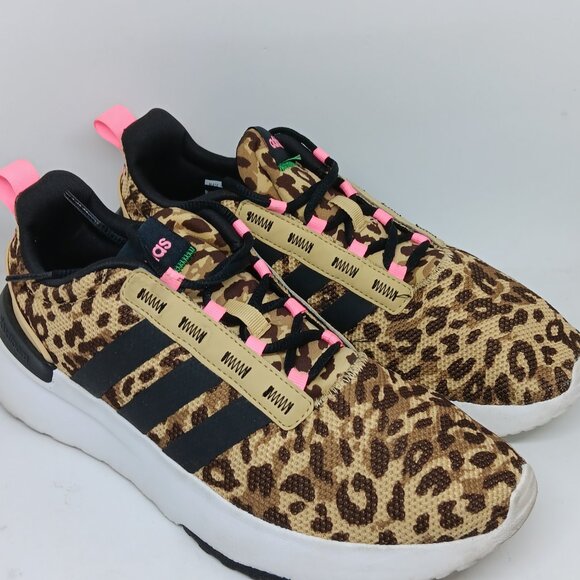 Adidas Child Leopard Racer TR21 Shoes US 7.0 FLOOR SAMPLE SNEAKERS - Picture 3 of 9